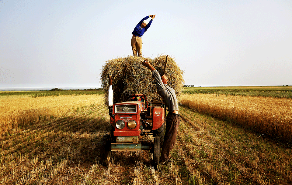 El yoga se extiende por la china rural