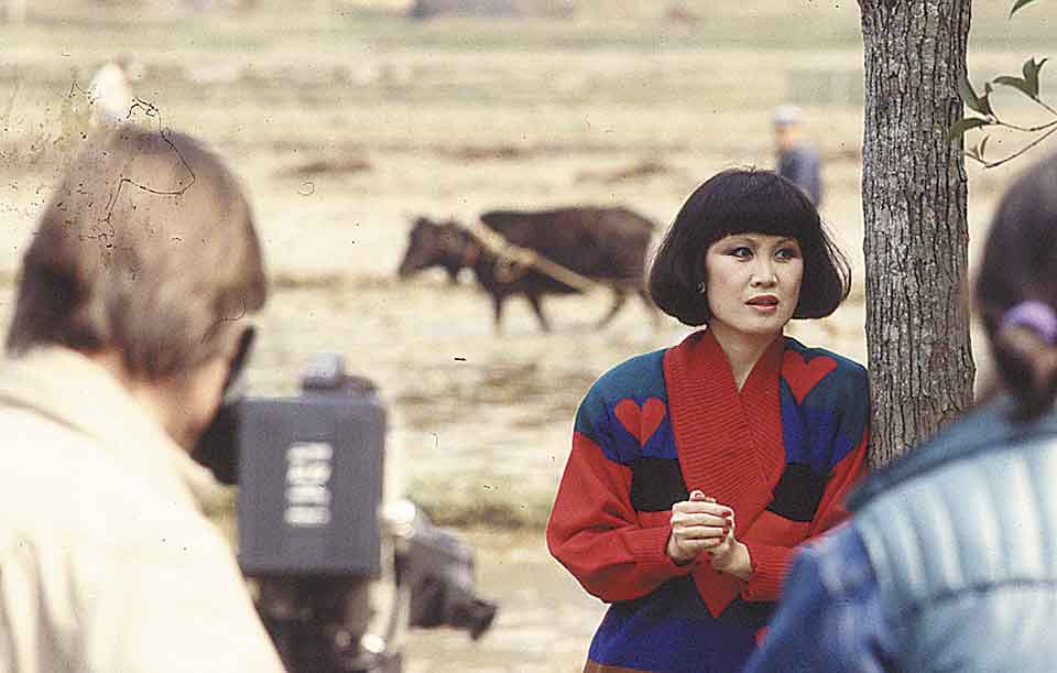 La presentadora de televisión e icono de la moda fue pionera en mostrar China al exterior