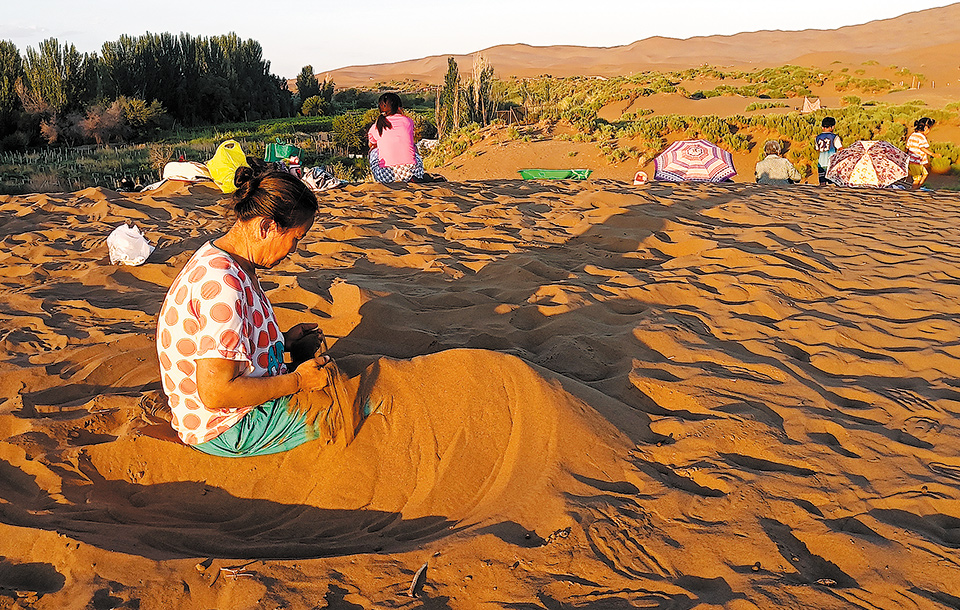 Tratamientos para el reuma con arena del desierto