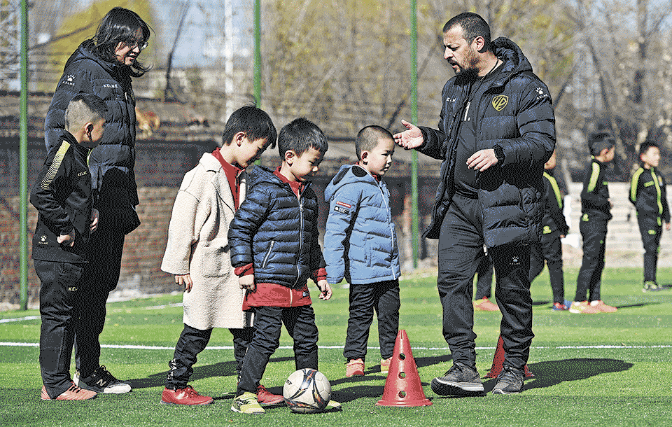 Fútbol sin concesiones en las praderas de Mongolia Interior