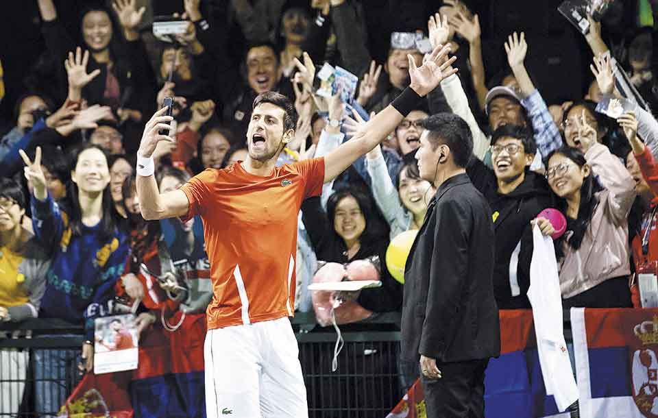 Una serie de golpes ganadores sitúan a China en el mapa del tenis mundial