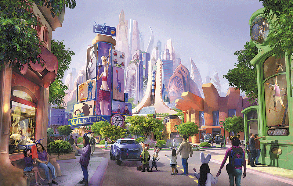 Shanghai Disneyland construye un espacio dedicado a la película ‘Zootopia’